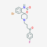 6-bromo-1'-[4-(4-fluorophenyl)-4-oxobutyl]spiro[1h-3,1-benzoxazine-4,4'-piperidine]-2-one