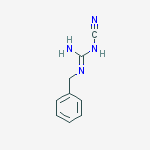 Guanidine, N-cyano-N'-(phenylmethyl)-
