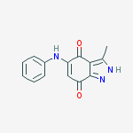 3-methyl-5-(phenylamino)-2H-indazole-4,7-dione