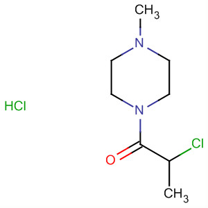 Piperazine, 1-(2-chloro-1-oxopropyl)-4-methyl-, monohydrochloride