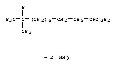 diammonium 3,3,4,4,5,5,6,6,7,7,8,8,9,10,10,10-hexadecafluoro-9-(trifluoromethyl)decyl phosphate
