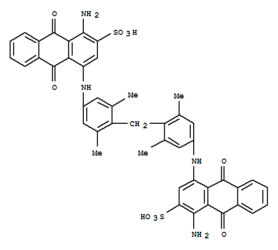 4,4-[methylenebis[(3,5-dimethyl-4,1-phenylene)imino]]bis[1-amino-9,10-dihydro-9,10-dioxoanthracene-2-sulphonic acid]