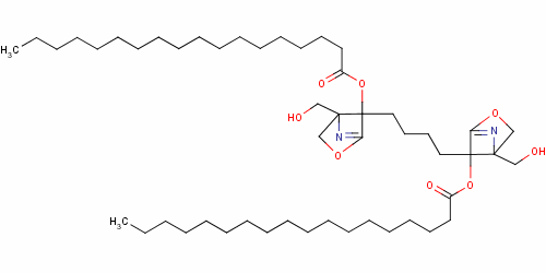 butane-1,4-diylbis[[4,5-dihydro-4-(hydroxymethyl)oxazole-2,4-diyl]methylene] distearate