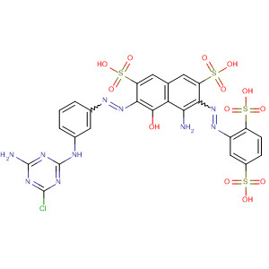2,7-Naphthalenedisulfonic acid,4-amino-6-[[3-[(4-amino-6-chloro-1,3,5-triazin-2-yl)amino]phenyl]azo]-3-[(2,5-disulfophenyl)azo]-5-hydroxy-