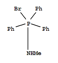 N-[bromo(triphenyl)-lambda~5~-phosphanyl]methanamine