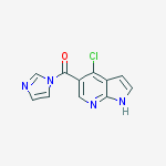 Methanone, (4-chloro-1H-pyrrolo[2,3-b]pyridin-5-yl)-1H-imidazol-1-yl-