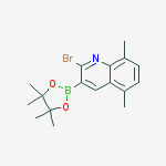 2-BROMO-5,8-DIMETHYL-3-(4,4,5,5-TETRAMETHYL-1,3,2-DIOXABOROLAN-2-YL)-QUINOLINE