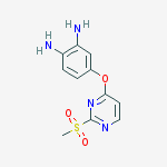 4-(2-methanesulfonyl-pyrimidin-4-yloxy)-benzene-1,2-diamine