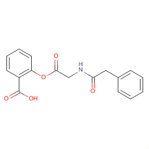 Glycine, N-(phenylacetyl)-, 2-carboxyphenyl ester