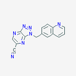 1-(quinolin-6-ylmethyl)-1H-[1,2,3]triazolo[4,5-b]pyrazine-6-carbonitrile