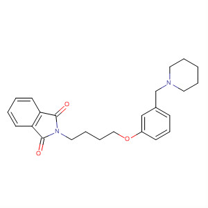1H-Isoindole-1,3(2H)-dione, 2-[4-[3-(1-piperidinylmethyl)phenoxy]butyl]-