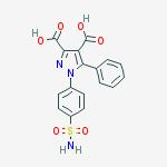 5-phenyl-1-(4-sulfamoylphenyl)pyrazole-3,4-dicarboxylic Acid