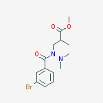 Methyl 3-[(3-bromobenzoyl)-(dimethylamino)amino]-2-methylpropanoate