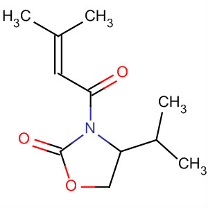 2-Oxazolidinone, 4-(1-methylethyl)-3-(3-methyl-1-oxo-2-butenyl)-, (S)-