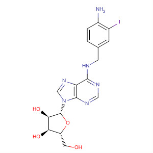 Adenosine, N-[(4-amino-3-iodophenyl)methyl]-