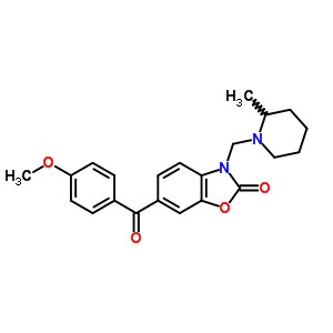 6-[(4-methoxyphenyl)carbonyl]-3-[(2-methylpiperidin-1-yl)methyl]-1,3-benzoxazol-2(3H)-one