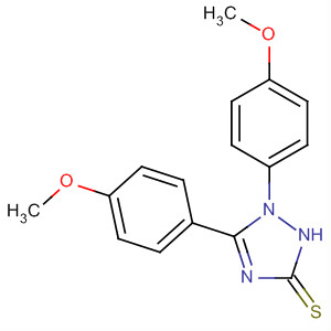 3H-1,2,4-Triazole-3-thione, 1,2-dihydro-1,5-bis(4-methoxyphenyl)- molecular structure