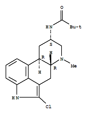 Ergoline,propanamide deriv. molecular structure