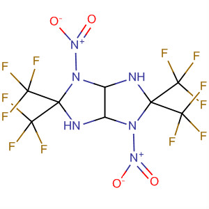 Imidazo[4,5-d]imidazole,octahydro-1,4-dinitro-2,2,5,5-tetrakis(trifluoromethyl)- molecular structure