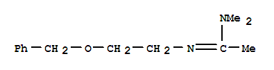 (1E)-N'-[2-(benzyloxy)ethyl]-N,N-dimethylethanimidamide molecular structure