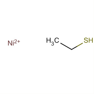 Ethanethiol, nickel(2+) salt molecular structure