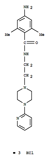 4-amino-2,6-dimethyl-N-{2-[4-(pyridin-2-yl)piperazin-1-yl]ethyl}benzamide trihydrochloride