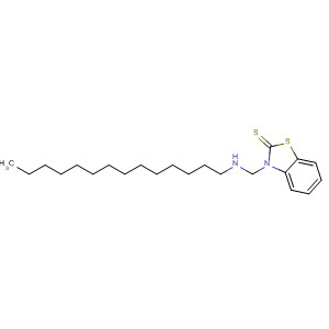 2(3H)-Benzothiazolethione, 3-[(tetradecylamino)methyl]- molecular structure