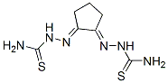 1,2-Cyclopentanedione bis(thiosemicarbazone) molecular structure