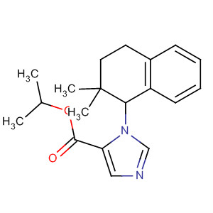 1H-Imidazole-5-carboxylic acid,1-(1,2,3,4-tetrahydro-2,2-dimethyl-1-naphthalenyl)-, 1-methylethyl ester molecular structure