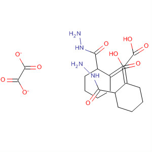 Ethanedioic acid, bis(cyclohexylidenehydrazide), ethanedioate molecular structure