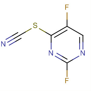 Thiocyanic acid, 2,5-difluoro-4-pyrimidinyl ester molecular structure