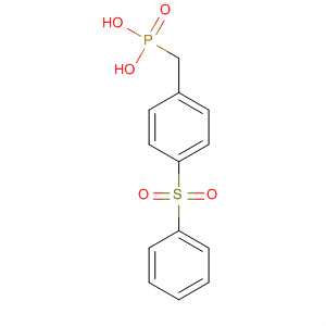 Phosphonic acid, [[4-(phenylsulfonyl)phenyl]methyl]- molecular structure
