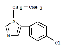 5-(4-chlorophenyl)-1-(2,2-dimethylpropyl)-1H-imidazole molecular structure