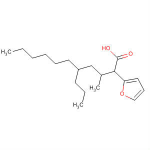 2-Furanundecanoic acid, 3-methyl-5-propyl- molecular structure
