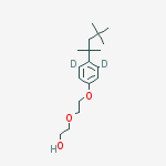 4-tert-Octylphenol-3,5-d2 diethoxylate solution molecular structure