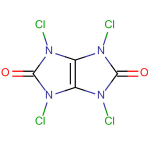 Imidazo[4,5-d]imidazole-2,5(1H,3H)-dione,1,3,4,6-tetrachloro-4,6-dihydro- molecular structure