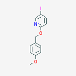 2-(4-methoxybenzyloxy)-5-iodopyridine molecular structure