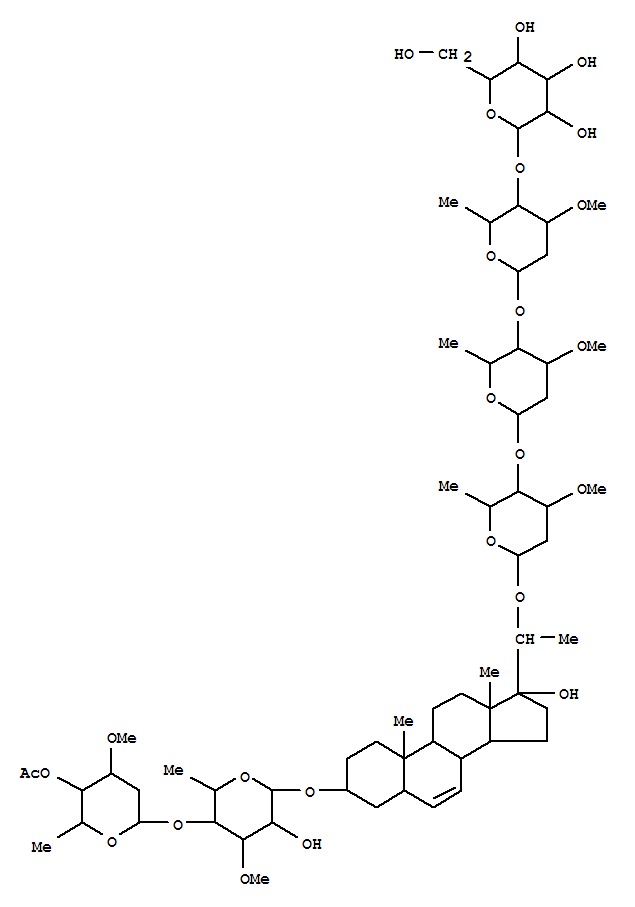 Pregnane,b-D-galactopyranoside deriv.