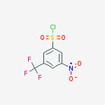 3-nitro-5-(trifluoromethyl)benzenesulfonyl Chloride molecular structure