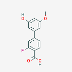 2-fluoro-4-(3-hydroxy-5-methoxyphenyl)benzoic Acid