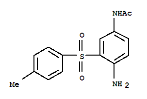 3-(4-tolysulfonyl)-4-aminoacetanilide molecular structure