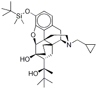 3-O-(tert-Butyldimethylsilyloxy)-6-O-desmethyl Buprenorphine molecular structure