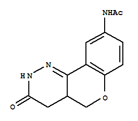 N-(3-oxo-3,4,4a,5-tetrahydro-2H-chromeno[4,3-c]pyridazin-9-yl)acetamide molecular structure