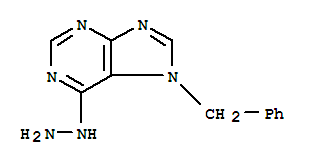 7-benzyl-6-hydrazinyl-7H-purine molecular structure