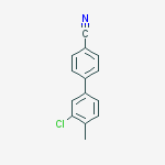 4-(3-Chloro-4-methylphenyl)benzonitrile molecular structure