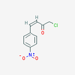 1-chloro-4-(4-nitrophenyl)but-3-en-2-one molecular structure