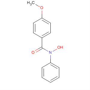 benzamide, N-hydroxy-4-methoxy-N-phenyl- molecular structure