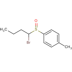 Benzene, 1-[(1-bromobutyl)sulfinyl]-4-methyl- molecular structure