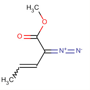 3-Pentenoic acid, 2-diazo-, methyl ester, (E)- molecular structure