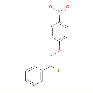 Benzene, 1-(2-fluoro-2-phenylethoxy)-4-nitro- molecular structure